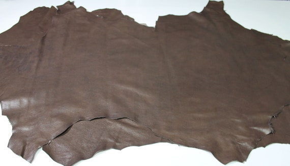 Italian Lambskin leather lamb skin hide Ostrich Camel 8 Sq.Ft