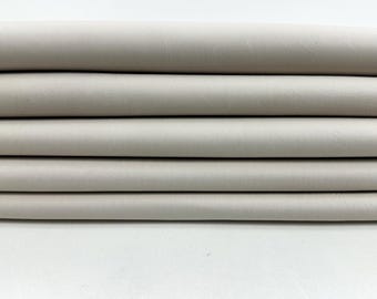 PASTEL IVORY Italian Calfskin Calf Cow Baby Buff leather pack 3 hides skins total 25sqf 1.0mm #C5118