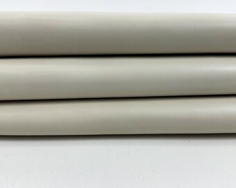 BONES SMOOTH Strong Italian Calfskin Calf Cow Baby Buff leather hide hides skin skins 9sqf 0.9mm #C5116