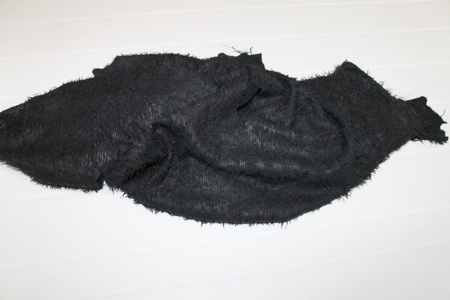 Italian Lambskin leather skin skins VINTAGE BLACK cat scratches 7sqf 8665