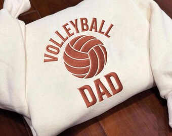 Volleyball Dad Embroidery Design Sports Dad Gift PES DST EXP jef Instant Download Volleyball Embroidery File Father Digital Design