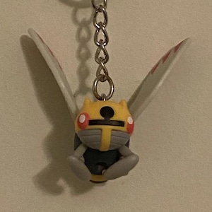 Chaveiro de personagem reciclado