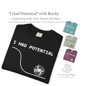 Progetto Hail Mary Ispirato a "I Had Potential (with Rocky)" Fisica Potenziale Energia Comfort Colori T-Shirt / Collezione From Page to Screen