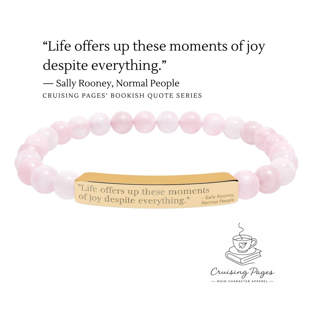 Sally Rooney "moments of Joy" Normal People Quote | Bookish Natural ...