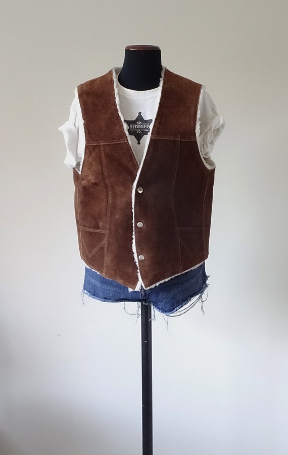 Jonah Western Velvet Sherpa Vest