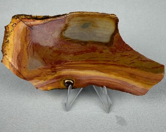 Polychrome Jasper | Raw Lapidary Slab | Landscape Picture Stone | Display Stone