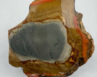 Polychrome Jasper | Raw Lapidary Slab | Landscape Picture Stone