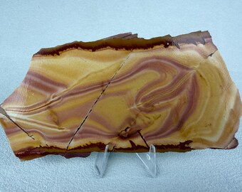 Red Falcon Jasper | Raw Lapidary Slab | Nevada Stone Slice | Dead Camel Area Rock