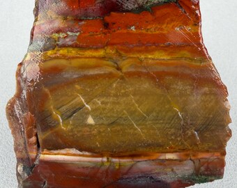 Jelly Bean Jasper Slab | Owyhee Desert Lapidary Rough for Cabbing