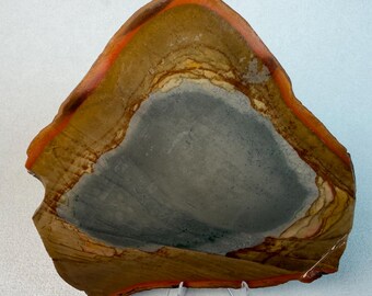 Polychrome Jasper | Raw Lapidary Slab | Landscape Picture Stone | Large