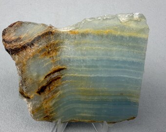 Blue Aragonite | Raw Lapidary Slab