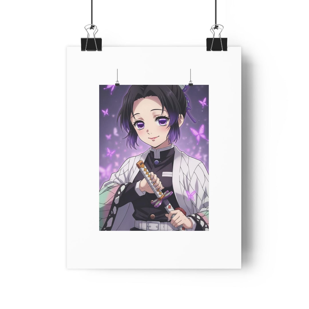 Shinobu Kocho Insect Hashira Poster | Demon Slayer | Butterfly Dance ...