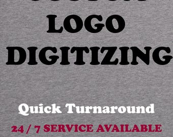Custom Embroidery Digitizing, Logo Digitizing, Embroidery Digitizing Service, Image Digitizing Embroidery, Custom Digitize