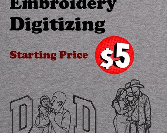 Outline Embroidery Digitizing Service for Logos, Patches & Image | High-Quality Custom Embroidery Digitizing | DST, PES, EXP and More
