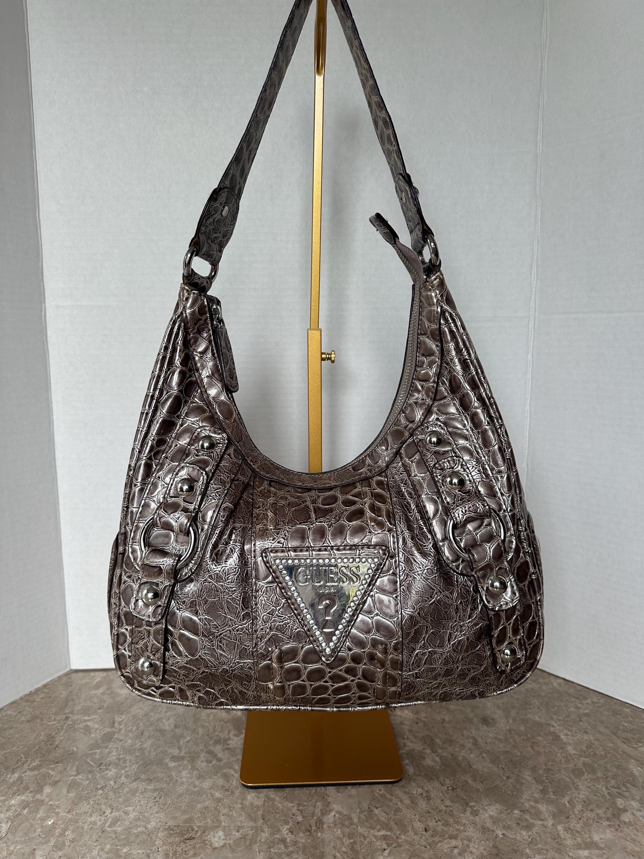 GUESS Monogram Logo Chain 2way Bag 3320 Monogram Guess Bag - Etsy 