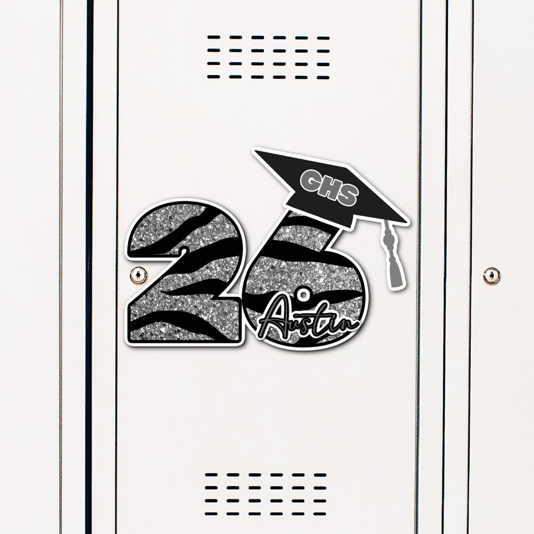 Custom Graduation Year Locker Magnet, Senior Decoration, Kindergarten ...
