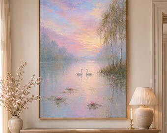 Schwäne / Wandkunst