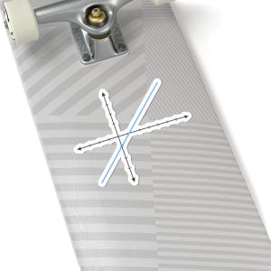 Sticker graphique à fonction linéaire | Cadeau professeur de mathématiques image 8