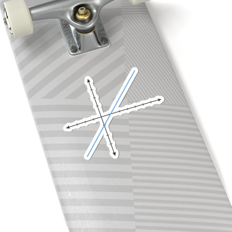 Sticker graphique à fonction linéaire | Cadeau professeur de mathématiques image 8