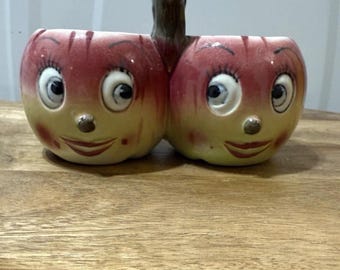 MCM Vintage Anthropomorphic Apples