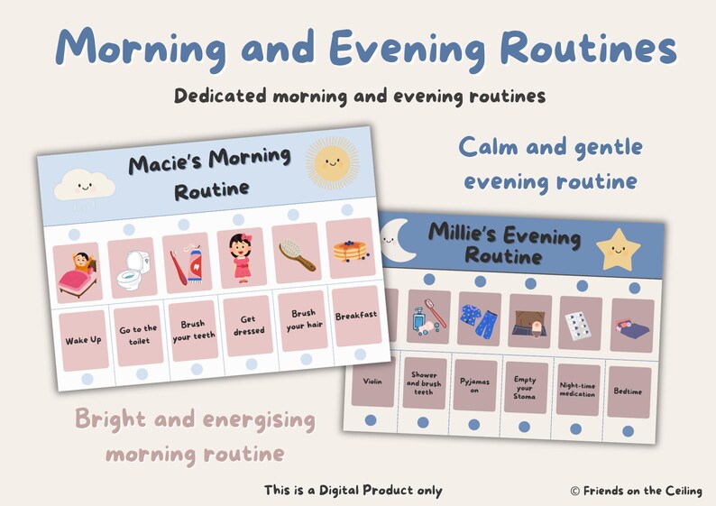 Sen Routine Ideas Inclusive Routine Flip Chart Pack / Morning & Evening / Disability ...