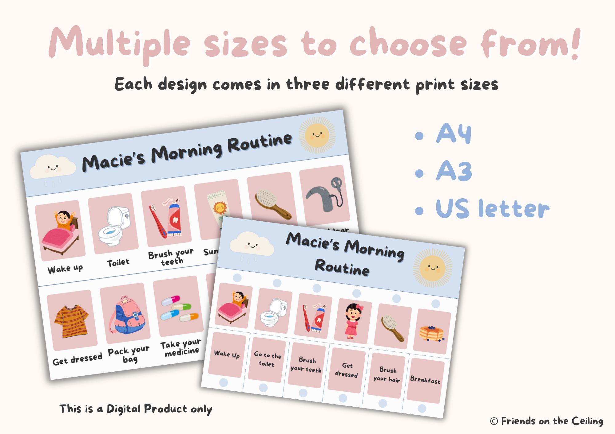 Sen Routine Ideas Inclusive Morning Routine Flip Chart / Disability Aids Icons / Visual ...