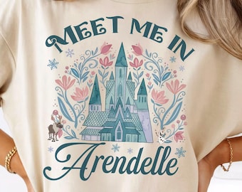 Arendelle Frozen Shirt, Vintage Arendelle Castle Shirts, Elsa Anna Olaf Disney Tee, Frozen Family Trip T-Shirt