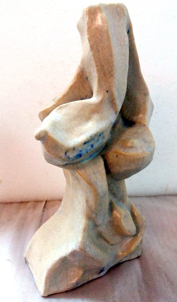 Items similar to Free shipping-Torso-Sculpture-Cubist-Modern-Abstract-Body-Ceramic-Woman-Human