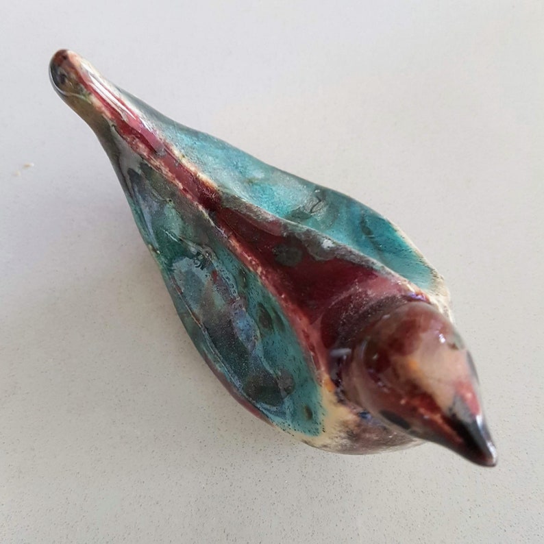 Thanksgiving ceramic bird gifts figurine Knick Knack hostess image 0