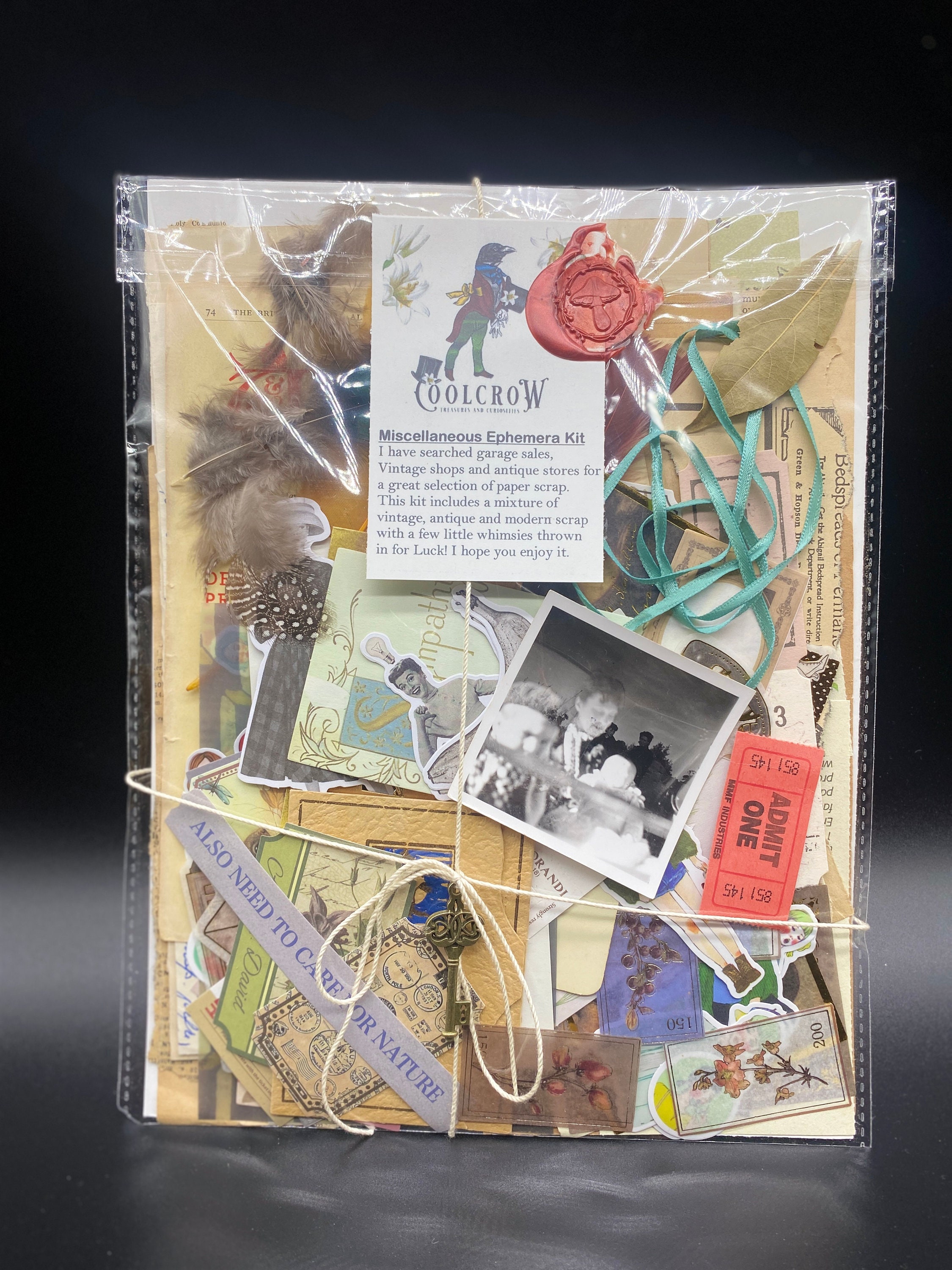 Vintage and New Mixed Ephemera Pack Vintage Items for Scrapbooks Junk ...