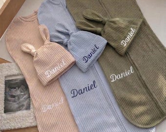 Regalo personalizado para bebé: body bordado para recién nacido, ropa infantil personalizada, regalo personalizado para bebé.