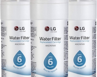 LG LT1000P3 6-Month / 200 Gallon Refrigerator Replacement Water Filter, Pack of 3