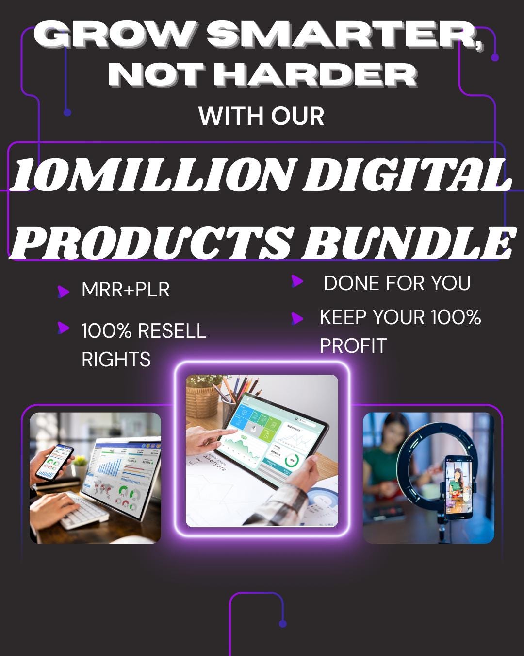 10 Million Digital Products Bundle | PLR & MRR Resell Rights (digital ...