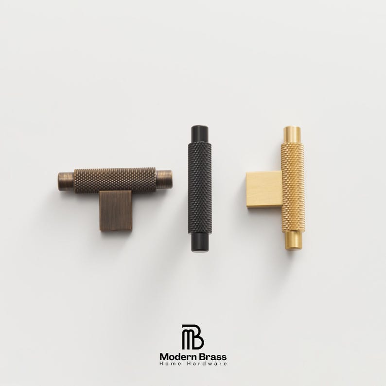 Polished brass hammered hardware on a standard base, perfect for upscale furniture updates.