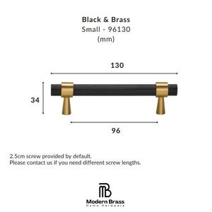 Minimalist solid brass square bar pulls in a satin gold finish for contemporary cabinetry.