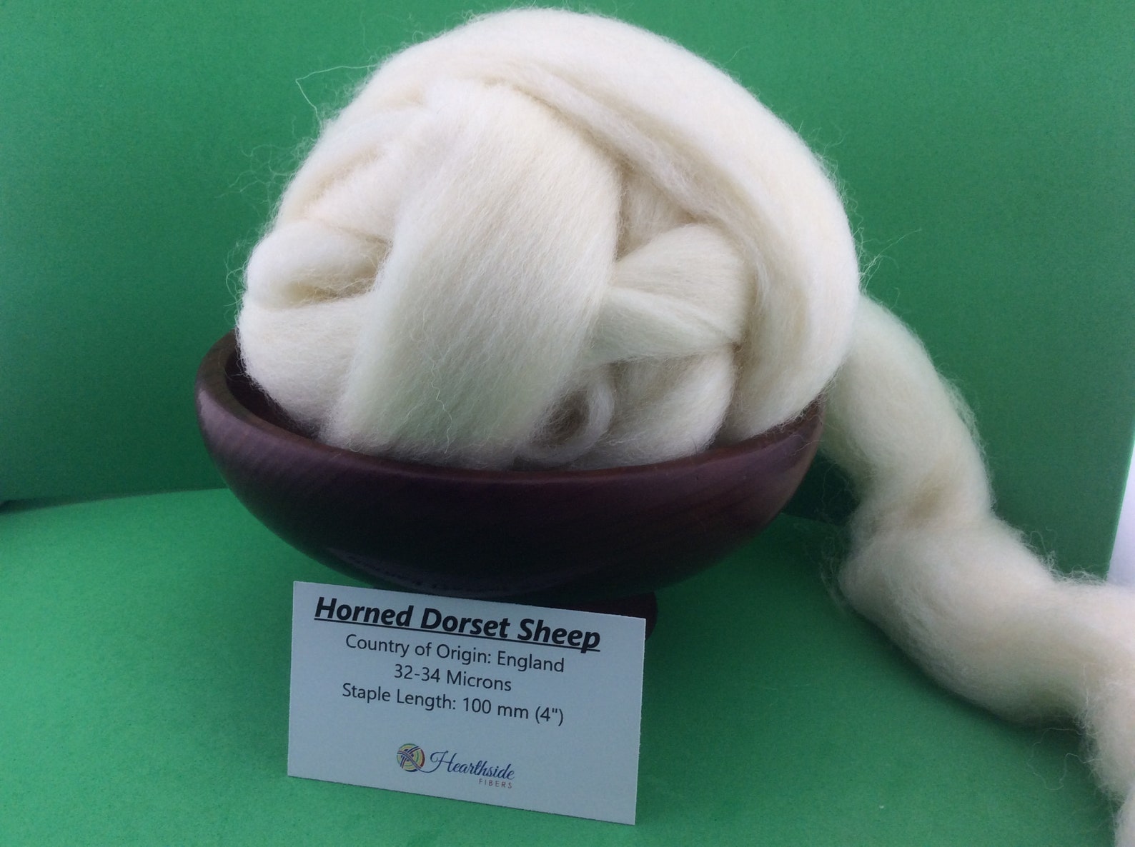 Dorset wool roving Horned Dorset Top 100 grams great for Etsy