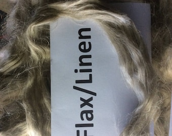 Flax/linen roving, Linen Flax Top, All natural plant based spinning fiber, This fiber would be considered Vegan