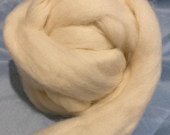 Lleyn Roving Lleyn superior ideal para hilar, teñir o fieltrar, 100 gramos