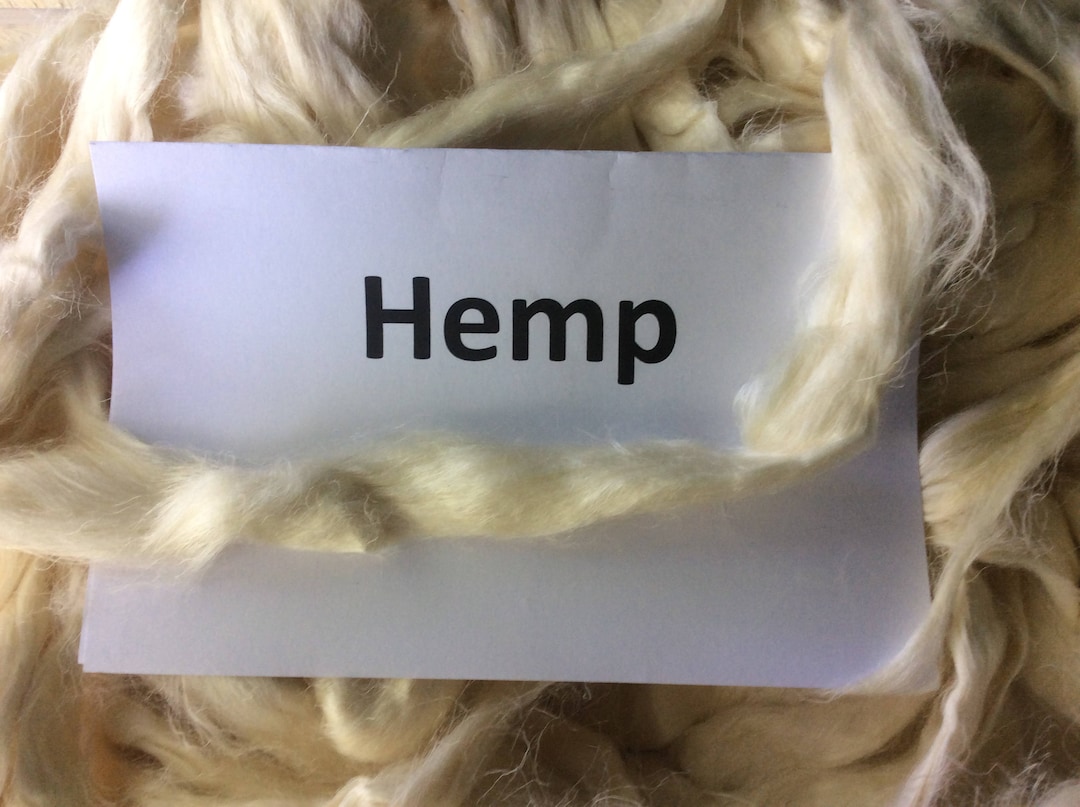 Hemp, Bleached, Roving-100 Grams - Etsy