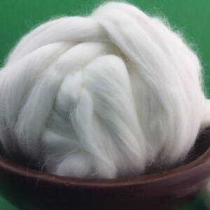 Angora Roving, Natural White Angora Top, Super Luxury Fiber for ...