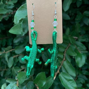 Alligator Dangle Earrings