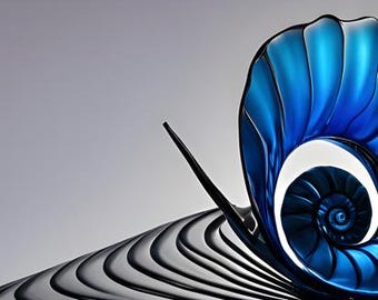 Metamorphic E-Snail - Ultra High Res. 4K+ Digital Download, Mobile & PC Backgrounds.