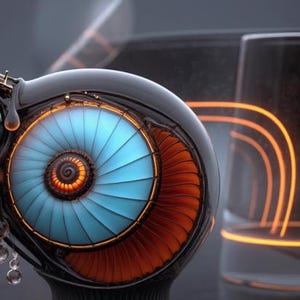 Caracol eletrônico metamórfico - Ultra alta resolução. Download digital em 4K+, papéis de parede para celular e PC.