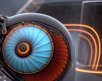 Metamorphic E-Snail - Ultra High Res. 4K+ Digital Download, Mobile & PC Backgrounds.