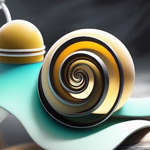 Caracol eletrônico metamórfico - Ultra alta resolução. Download digital em 4K+, papéis de parede para celular e PC.