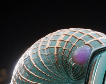 Metamorphic E-Snail - Ultra High Res. 4K+ Digital Download, Mobile & PC Backgrounds.