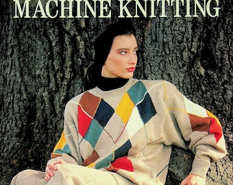 Creative Machine Knitting Book-Designer Knitting Projects-Techniques Swatches and Instructions-European Fashions-Technical Illustrations