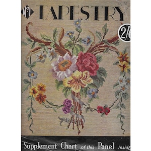 Weldong Tapestry-Needle Art Series No 1-Vintage Canwas Embroidery- Tapestry Needlework Designs-Cross Stitch Embroidery Charts-Digital-PDF