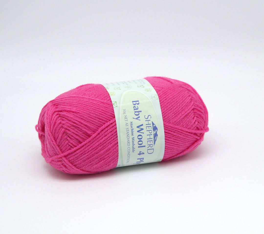 Baby Wool 4 Ply 100 Pure Woolmachine Washable 50 Gr165m for Baby