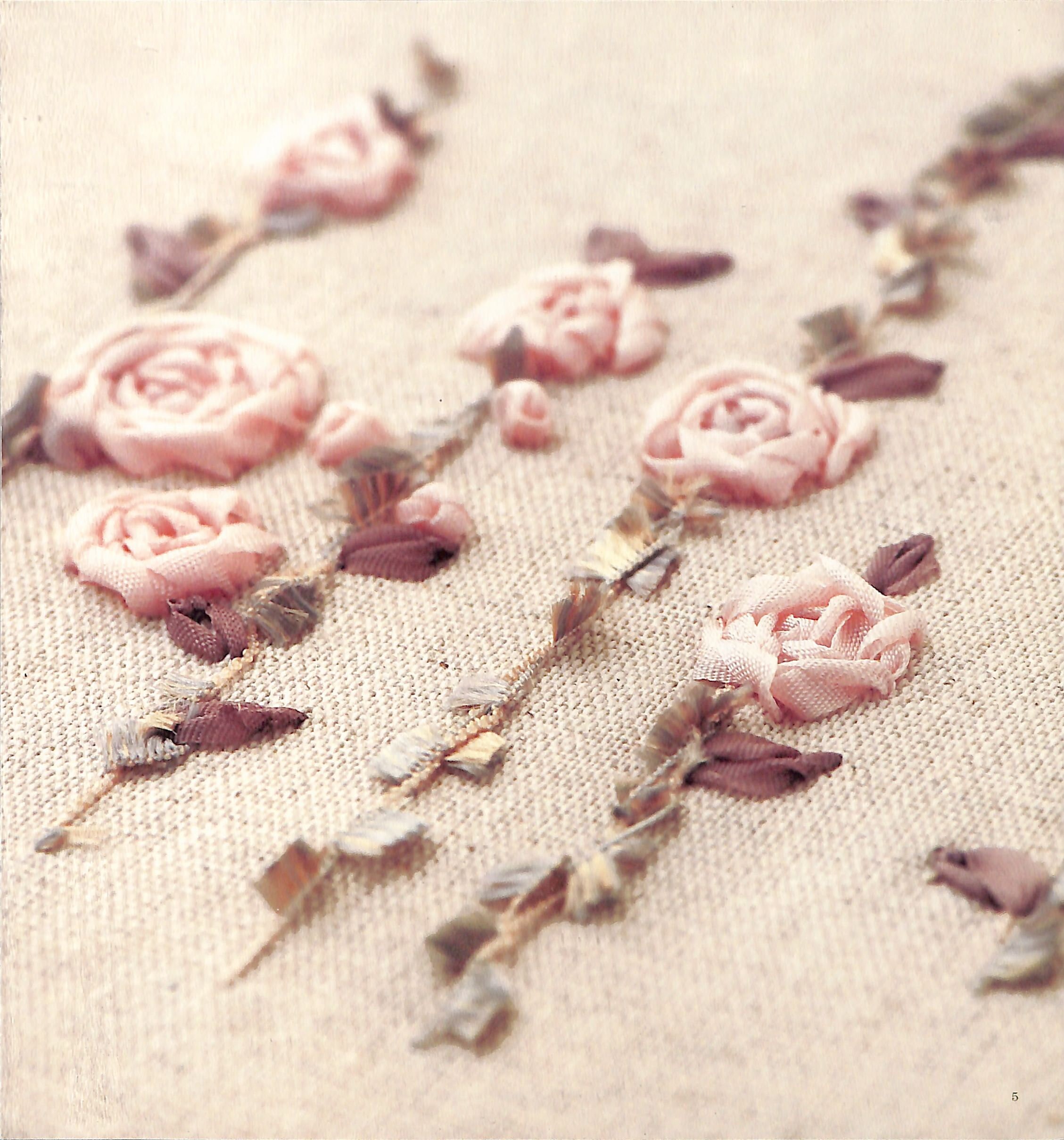 Ribbon Embroidery Bookflower Designs for Accessories Etsy